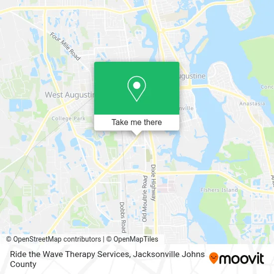 Ride the Wave Therapy Services map