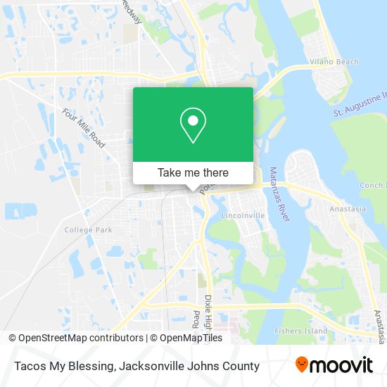 Tacos My Blessing map