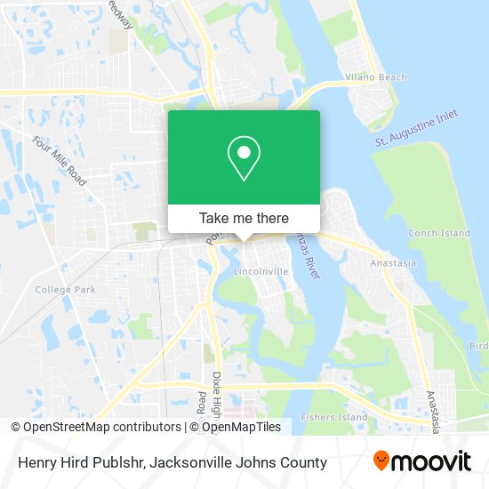 Henry Hird Publshr map