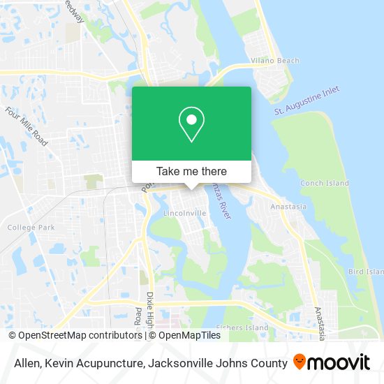 Mapa de Allen, Kevin Acupuncture