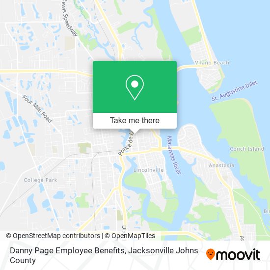 Mapa de Danny Page Employee Benefits