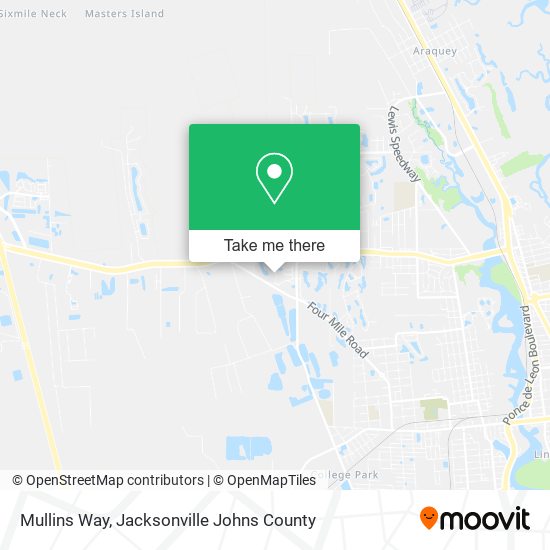 Mapa de Mullins Way