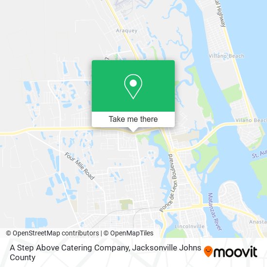 A Step Above Catering Company map