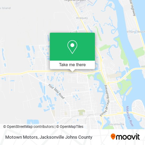 Motown Motors map