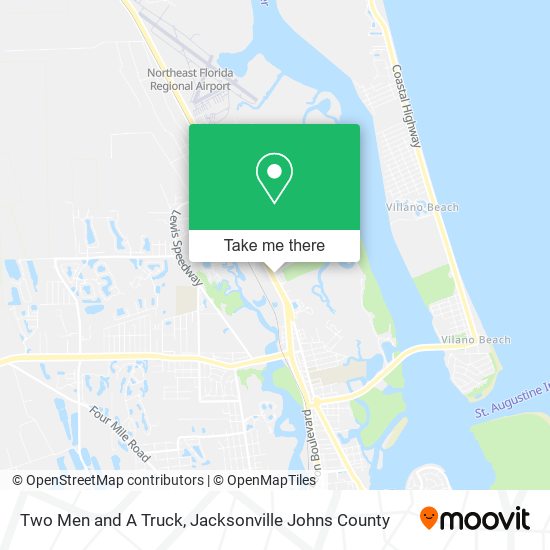 Two Men and A Truck map