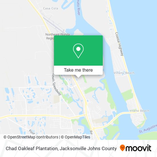 Mapa de Chad Oakleaf Plantation