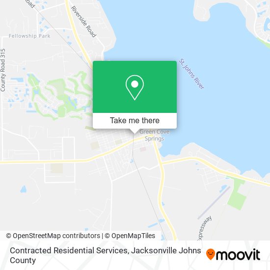 Contracted Residential Services map