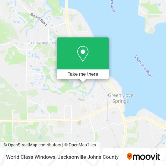 World Class Windows map