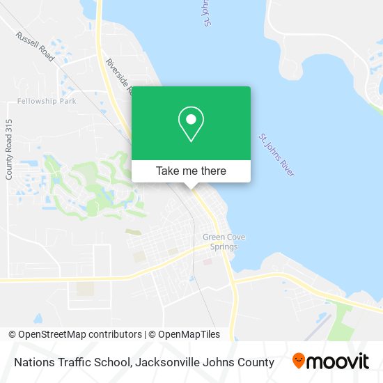 Nations Traffic School map