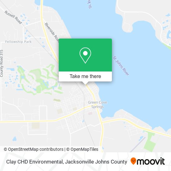 Clay CHD Environmental map