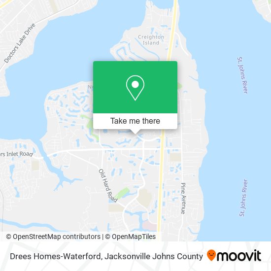 Drees Homes-Waterford map