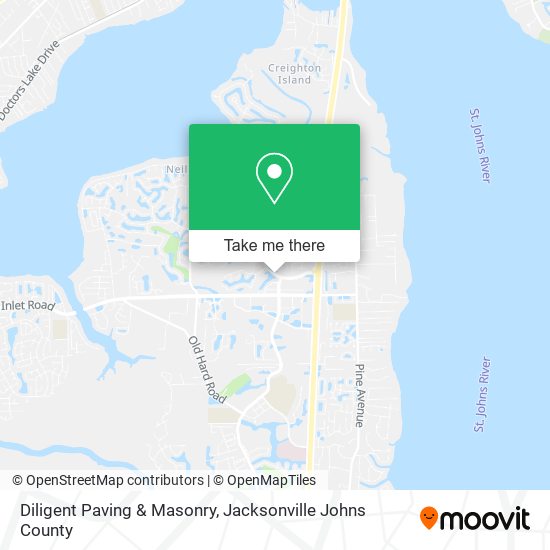 Diligent Paving & Masonry map