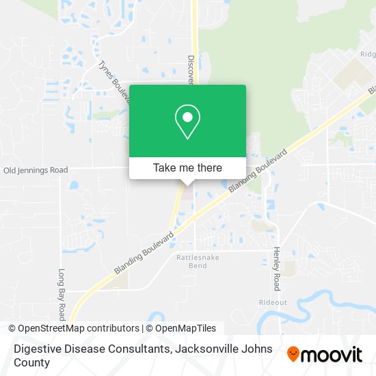 Mapa de Digestive Disease Consultants