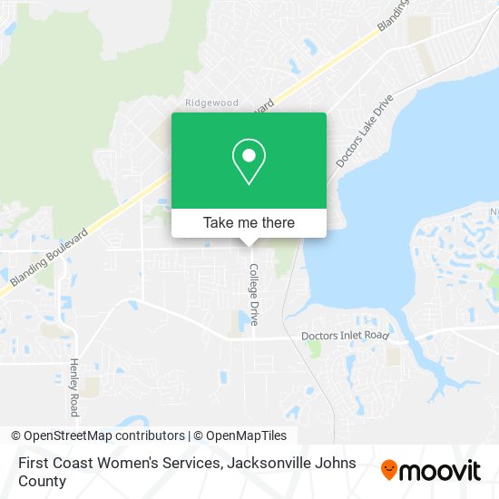 Mapa de First Coast Women's Services