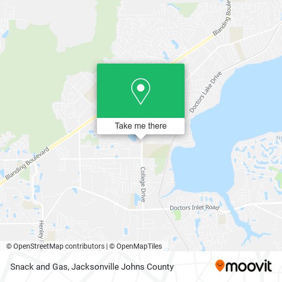 Snack and Gas map