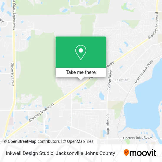 Inkwell Design Studio map