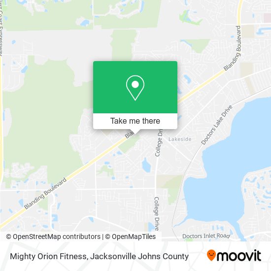 Mighty Orion Fitness map