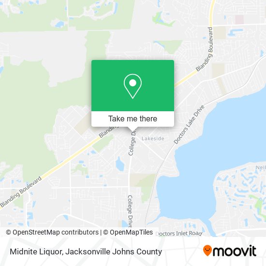 Midnite Liquor map
