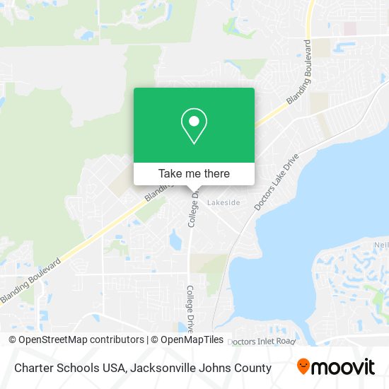 Charter Schools USA map