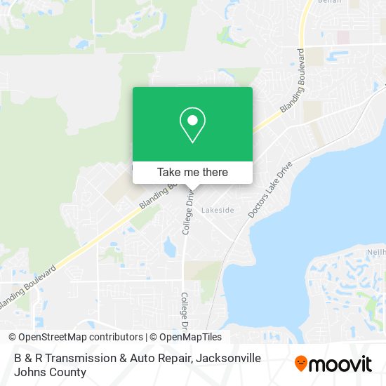 Mapa de B & R Transmission & Auto Repair
