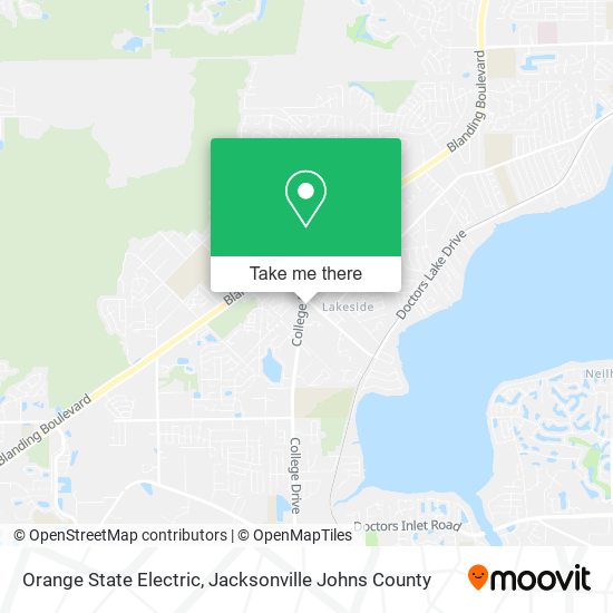 Mapa de Orange State Electric