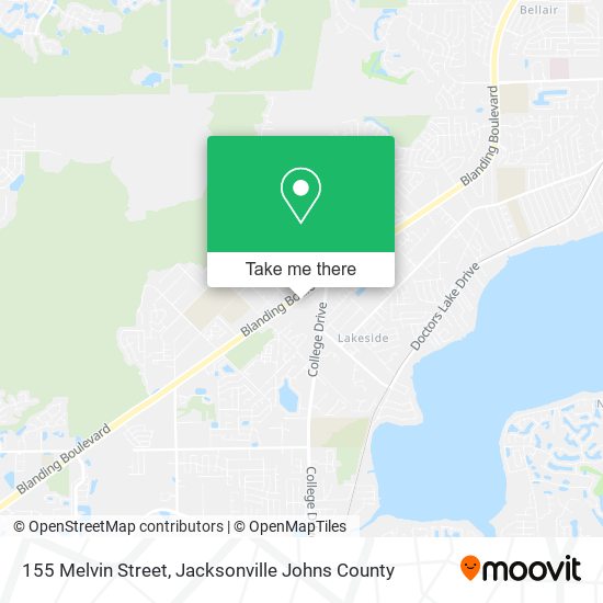 155 Melvin Street map