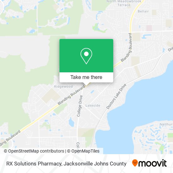 Mapa de RX Solutions Pharmacy