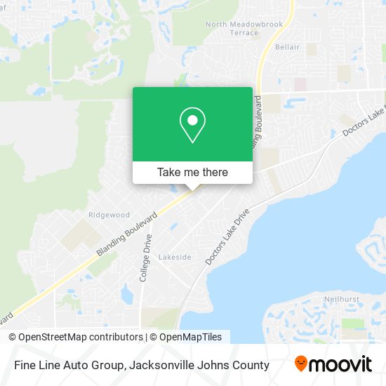 Fine Line Auto Group map