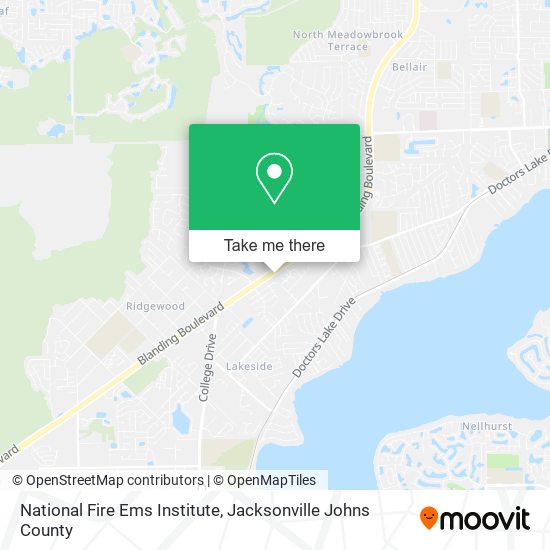 Mapa de National Fire Ems Institute