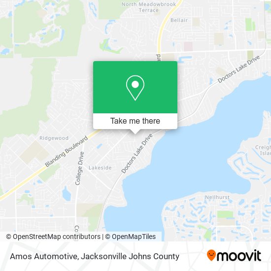 Amos Automotive map