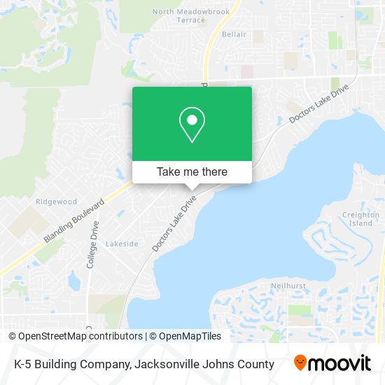 Mapa de K-5 Building Company