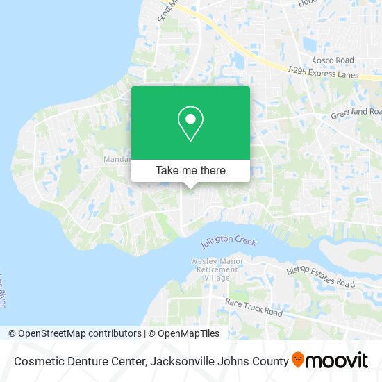 Cosmetic Denture Center map