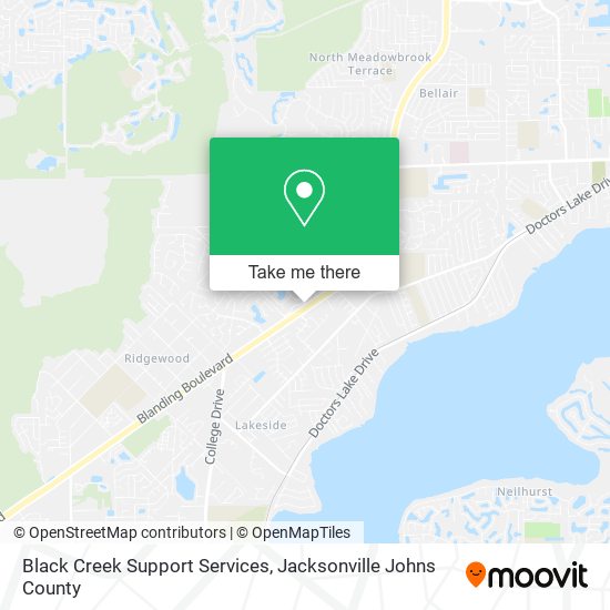 Black Creek Support Services map
