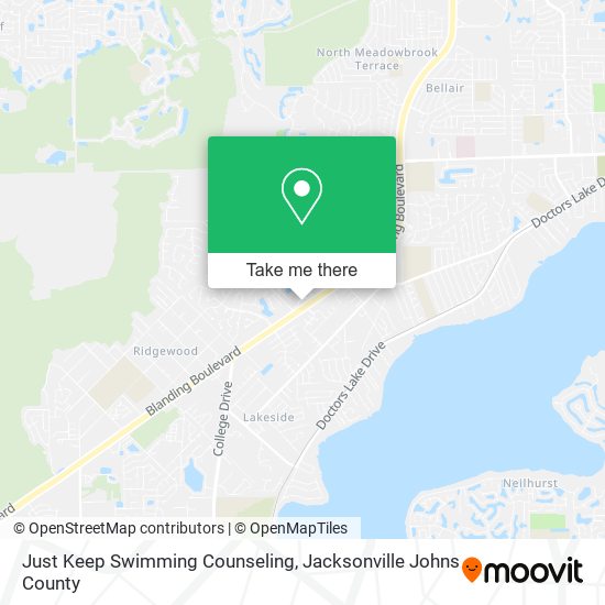 Mapa de Just Keep Swimming Counseling