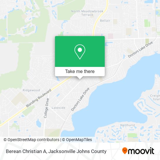 Berean Christian A map
