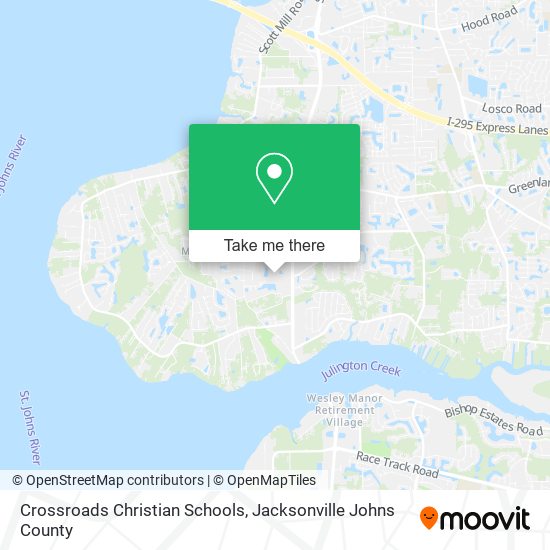 Crossroads Christian Schools map