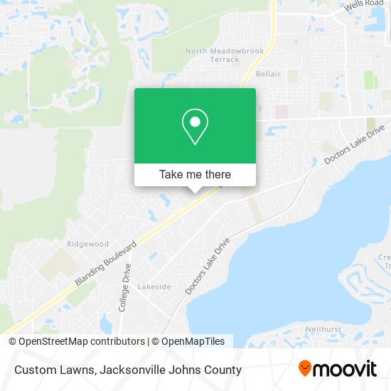 Custom Lawns map