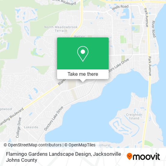 Mapa de Flamingo Gardens Landscape Design