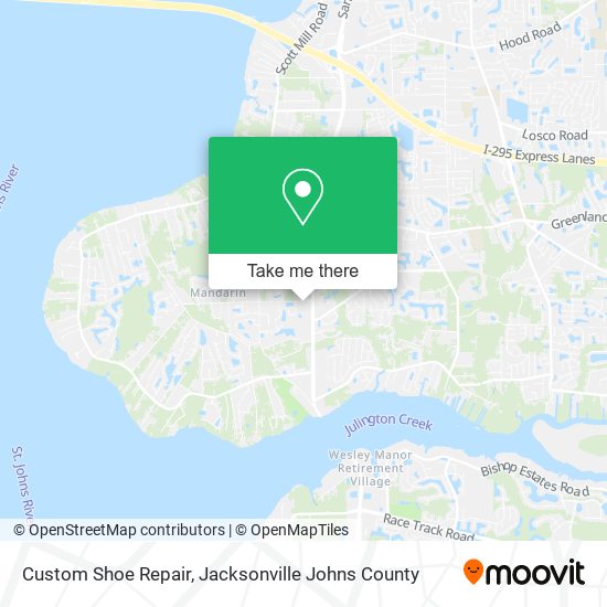 Custom Shoe Repair map
