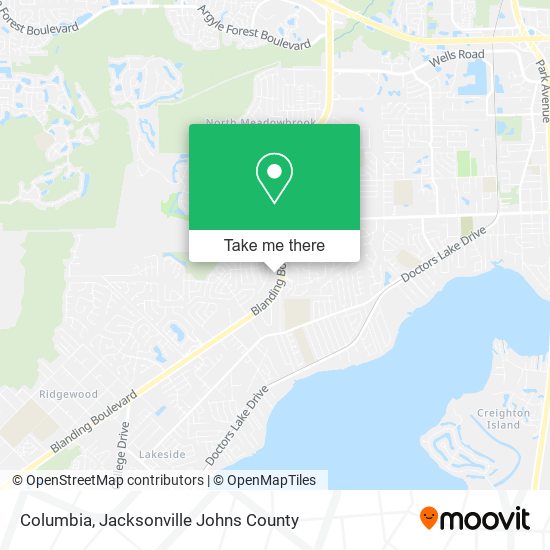 Columbia map