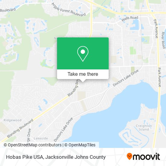 Hobas Pike USA map