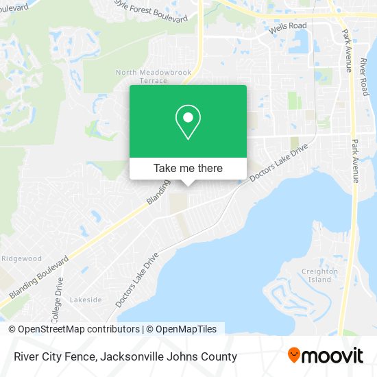 Mapa de River City Fence
