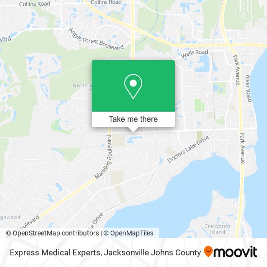 Mapa de Express Medical Experts