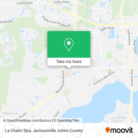 Mapa de La Chaim Spa