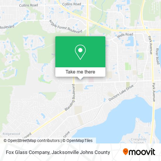 Fox Glass Company map