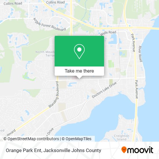 Mapa de Orange Park Ent