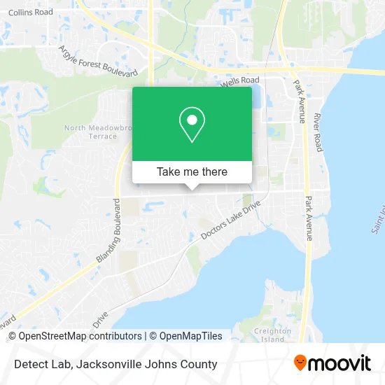 Detect Lab map