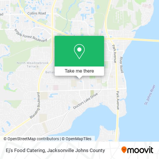 Mapa de Ej's Food Catering
