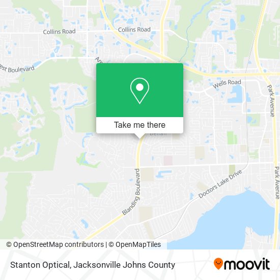 Stanton Optical map