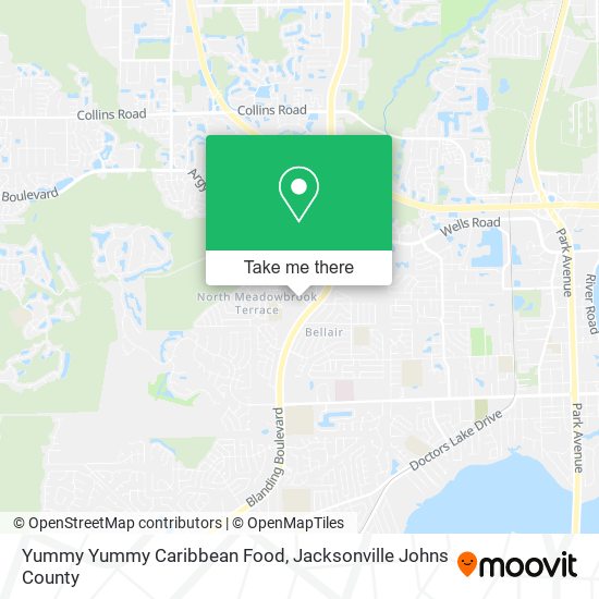 Yummy Yummy Caribbean Food map